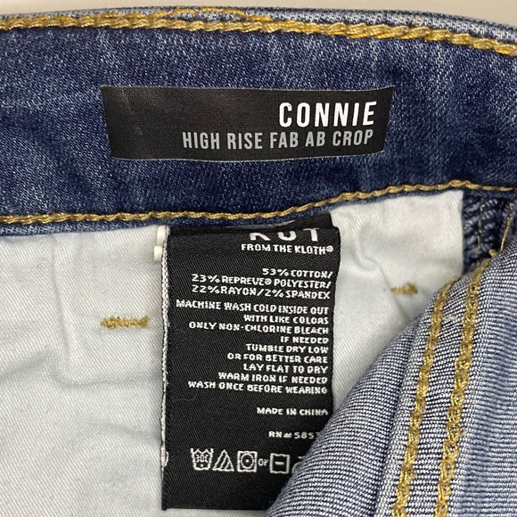 Kut From The Kloth Connie High Rise Raw Hem Skinny - Picture 4 of 9